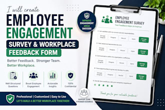 create an employee engagement survey and workplace feedback form
