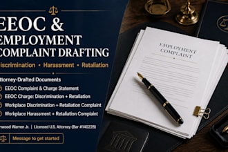 prepare an eeoc charge for workplace discrimination and retaliation