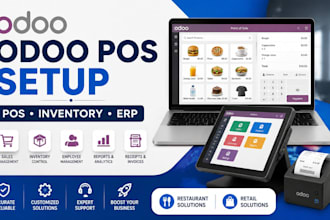 setup odoo pos system for restaurant retail and inventory