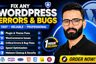 fix wordpress issues, fix wordpress error, wordpress bug fix, fix critical error