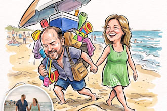 create a custom caricature from your photo