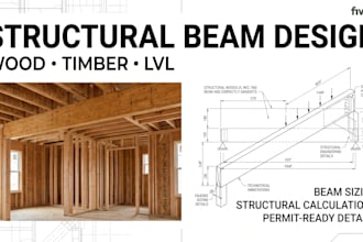 do structural beam design, wood beam design, timber beam design and calculations
