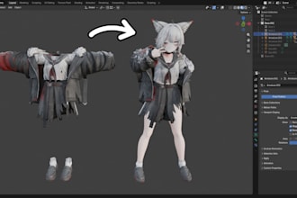 fit an outfit to your vrchat avatar