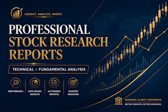 create a professional stock research report technical, fundamental analysis