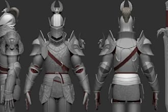 design wearable 3d cosplay helmet, mask, and armor stl for 3d printing