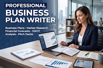 write a professional business plan
