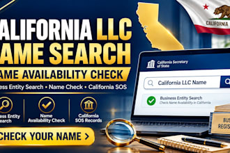 check california llc name availability and perform a business entity search