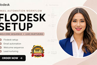 setup flodesk email automation workflow flodesk welcome sequence lead nurturing