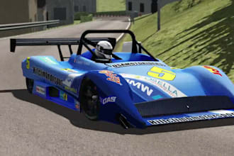 do a skin or livery for simracing assetto corsa, iracing, acc competizione, lmu