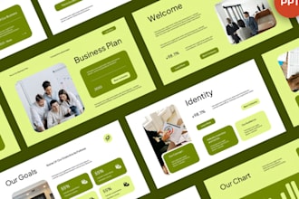 design or redesign your brand business corporate pptx presentation on canva