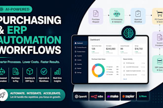 build ai powered purchasing and erp automation workflows