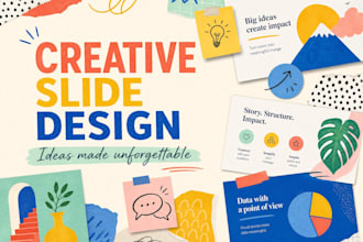 design a professional powerpoint presentation, pitch deck, or business ppt