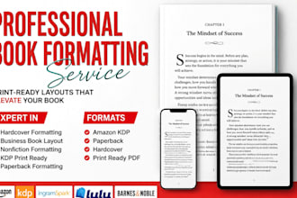 format hardcover business book nonfiction KDP paperback print ready book layout
