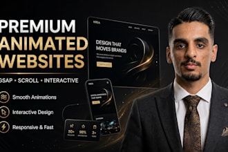 design and develop a premium animated website