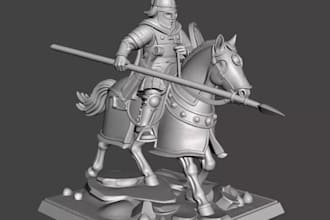 mold 3dfantasy character,wargaming miniature,medieval weapon kit,stl print ready