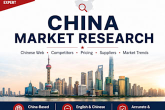 research the chinese market and chinese web for your business