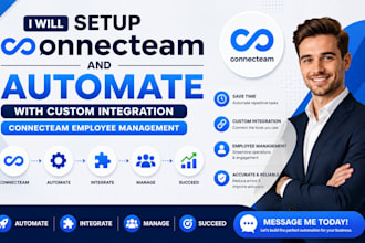 connecteam and automate with custom integration connecteam employee management