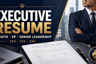 write a compelling executive resume for c suite vp and senior leadership roles