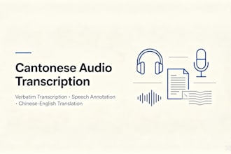 do native cantonese audio transcription and speech annotation