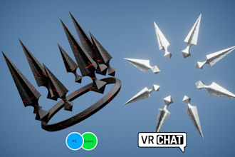 model and texture an accessory for your vrchat avatar