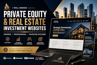 design private equity, real estate investment ,reit and investment firm website