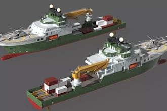 3d ship modeling,game sea power warship vessel,3d marine animation,low poly boat