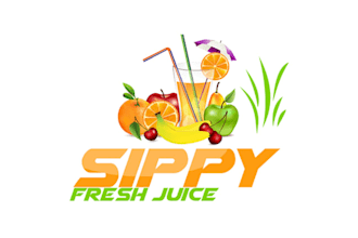 design custom drink fresh juice theme logo