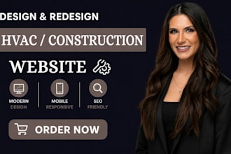 build squarespace hvac business website, squarespace website design