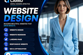 build carrd website redesign carrd landing page design carrd website