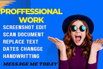 be your photoshop expert for professional document editing