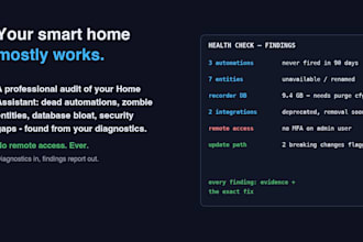 audit your home assistant and find what is silently broken