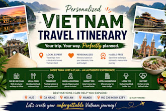 create a personalized vietnam travel itinerary with local tips