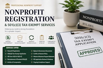 register nonprofit registration, apply 501c3tax exempt, revoked 501c3
