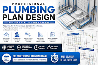 design plumbing plans for residential and commercial buildings for florida