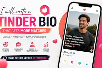 write a unique and attractive tinder bio that gets more matches