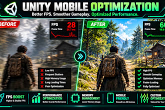 optimize your unity mobile game for better fps and performance