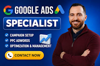 setup and manage highly profitable google ads adwords or ppc campaign for sem