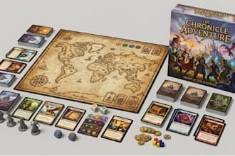 design a custom board game card game tabletop game box rulebook game art tarot
