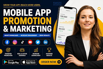 do mobile app promotion, app installs, android and ios app marketing