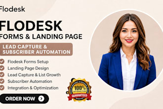 setup flodesk forms landing page lead capture subscriber automation