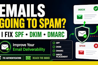 fix email deliverability spf dkim dmarc and stop emails going to spam