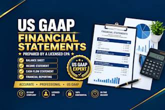 prepare US gaap financial statements as a licensed CPA