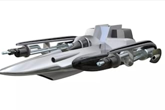 3d spaceship modeling, aerospace, aircraft,  airship private jet cad 3d printing