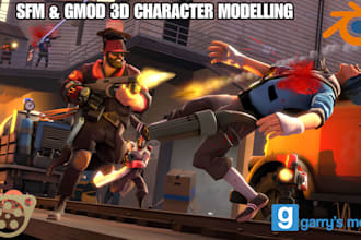 port, edit, create sfm model, garrys mod,  l4d2 players model, tf2 model