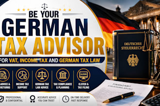be your german tax advisor for vat income tax and german tax law