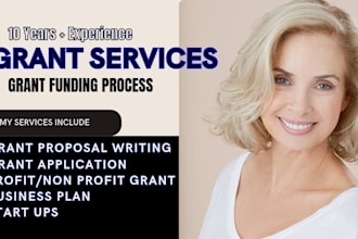 grant writing, grant research and grant applications for a nonprofit ngo startup