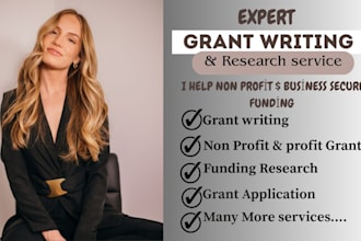 grant writing, grant research and grant applications for a nonprofit ngo startup