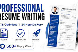 professional ats resume, CV and cover letter writing with ai