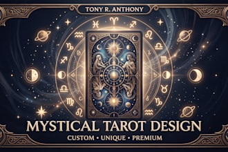 design custom tarot cards, oracle cards
