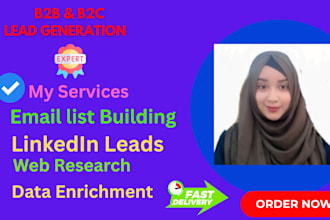 provide accurate b2b leads and email lists